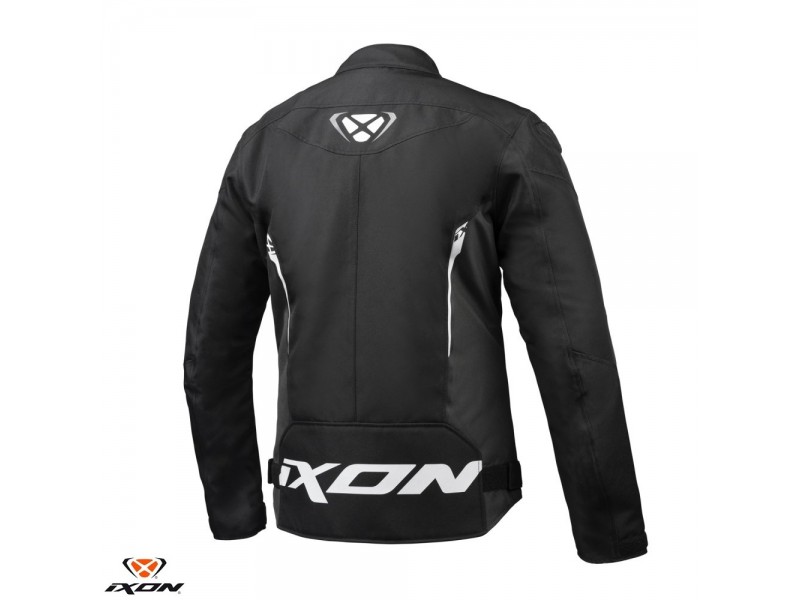 Geaca (jacheta) motociclete femei Racing/Roadster Ixon All season model Ilana LS culoare: negru/alb Geaca (jacheta) motociclete femei Racing/Roadster Ixon All season model Ilana LS culoare: negru/alb