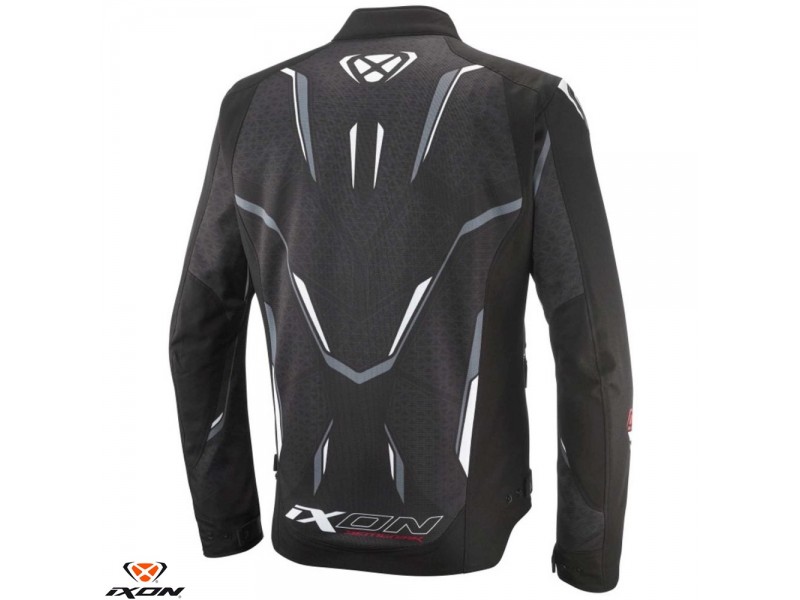 Geaca (jacheta) motociclete femei Racing/Roadster Ixon All season model Ilana LS culoare: negru/alb Geaca (jacheta) motociclete femei Racing/Roadster Ixon All season model Ilana LS culoare: negru/alb