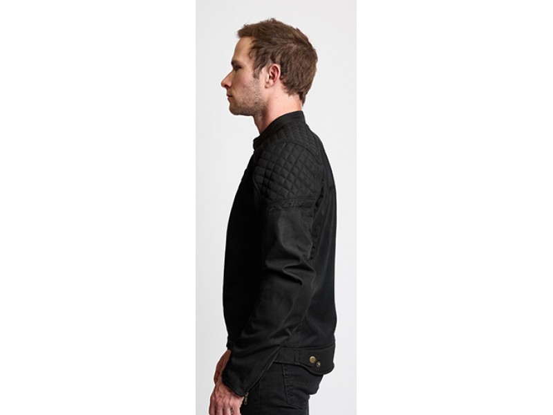 Geaca (jacheta) motociclete femei Racing/Roadster Ixon All season model Ilana LS culoare: negru/alb Geaca (jacheta) motociclete femei Racing/Roadster Ixon All season model Ilana LS culoare: negru/alb