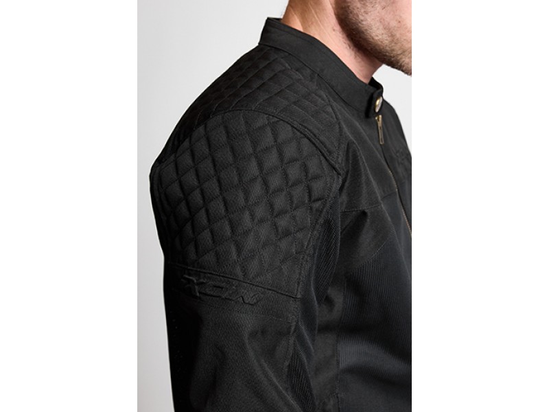 Geaca (jacheta) motociclete femei Racing/Roadster Ixon All season model Ilana LS culoare: negru/alb Geaca (jacheta) motociclete femei Racing/Roadster Ixon All season model Ilana LS culoare: negru/alb