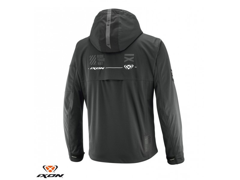 Geaca (jacheta) motociclete femei Racing/Roadster Ixon All season model Ilana LS culoare: negru/alb Geaca (jacheta) motociclete femei Racing/Roadster Ixon All season model Ilana LS culoare: negru/alb