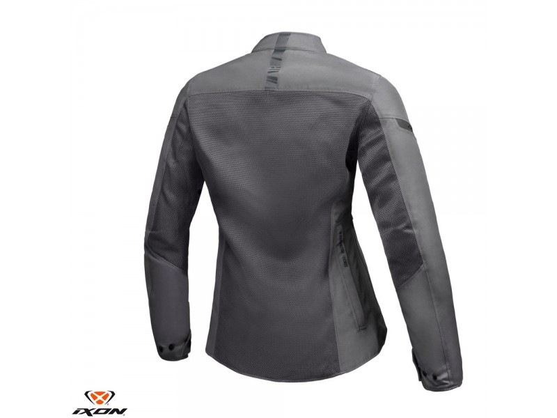 Geaca (jacheta) motociclete femei Racing/Roadster Ixon All season model Ilana LS culoare: negru/alb Geaca (jacheta) motociclete femei Racing/Roadster Ixon All season model Ilana LS culoare: negru/alb