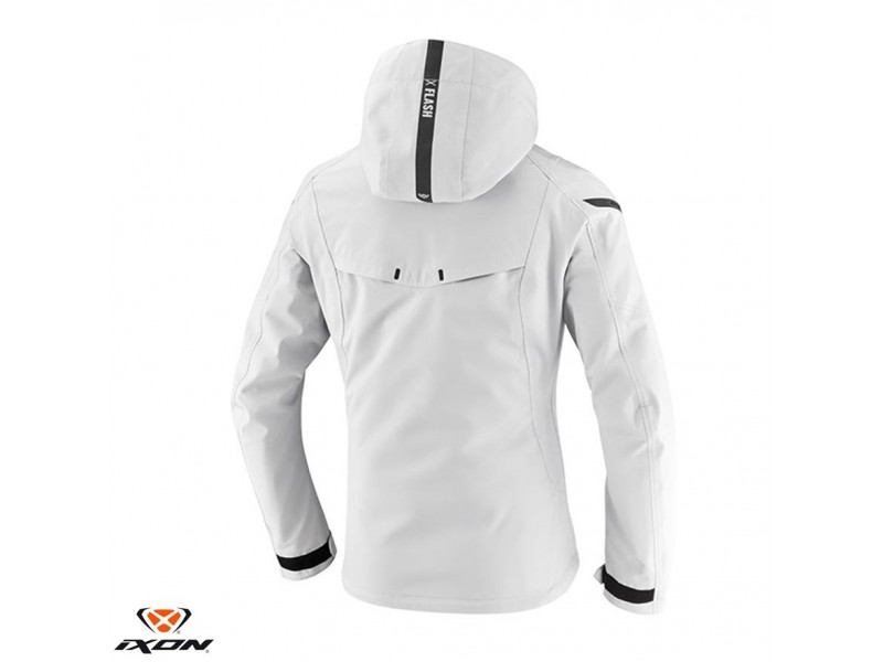 Geaca (jacheta) motociclete femei Racing/Roadster Ixon All season model Ilana LS culoare: negru/alb Geaca (jacheta) motociclete femei Racing/Roadster Ixon All season model Ilana LS culoare: negru/alb