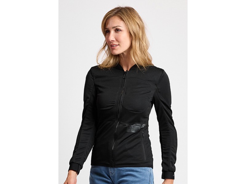 Geaca (jacheta) motociclete femei Racing/Roadster Ixon All season model Ilana LS culoare: negru/alb Geaca (jacheta) motociclete femei Racing/Roadster Ixon All season model Ilana LS culoare: negru/alb