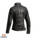 Geaca (jacheta) motociclete femei Racing/Roadster Ixon All season model Ilana LS culoare: negru/alb Geaca (jacheta) motociclete femei Racing/Roadster Ixon All season model Ilana LS culoare: negru/alb