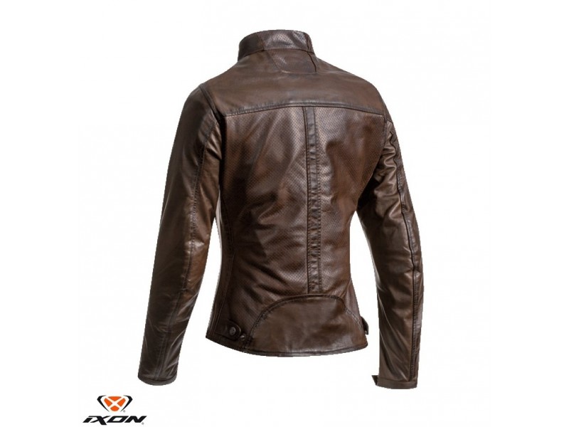 Geaca (jacheta) motociclete femei Racing/Roadster Ixon All season model Ilana LS culoare: negru/alb Geaca (jacheta) motociclete femei Racing/Roadster Ixon All season model Ilana LS culoare: negru/alb