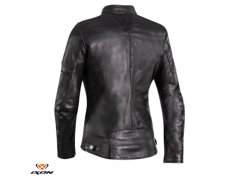 Geaca (jacheta) motociclete femei Racing/Roadster Ixon All season model Ilana LS culoare: negru/alb Geaca (jacheta) motociclete femei Racing/Roadster Ixon All season model Ilana LS culoare: negru/alb
