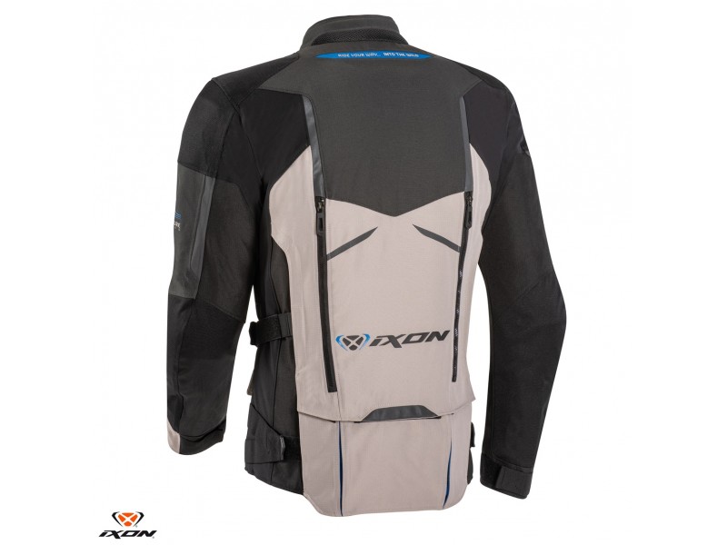 Geaca (jacheta) motociclete femei Racing/Roadster Ixon All season model Ilana LS culoare: negru/alb Geaca (jacheta) motociclete femei Racing/Roadster Ixon All season model Ilana LS culoare: negru/alb