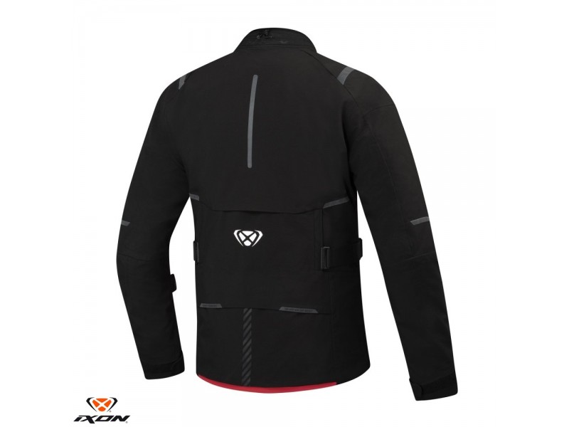 Geaca (jacheta) motociclete femei Racing/Roadster Ixon All season model Ilana LS culoare: negru/alb Geaca (jacheta) motociclete femei Racing/Roadster Ixon All season model Ilana LS culoare: negru/alb