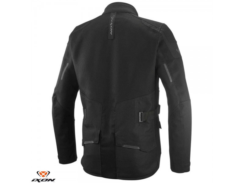 Geaca (jacheta) motociclete femei Racing/Roadster Ixon All season model Ilana LS culoare: negru/alb Geaca (jacheta) motociclete femei Racing/Roadster Ixon All season model Ilana LS culoare: negru/alb