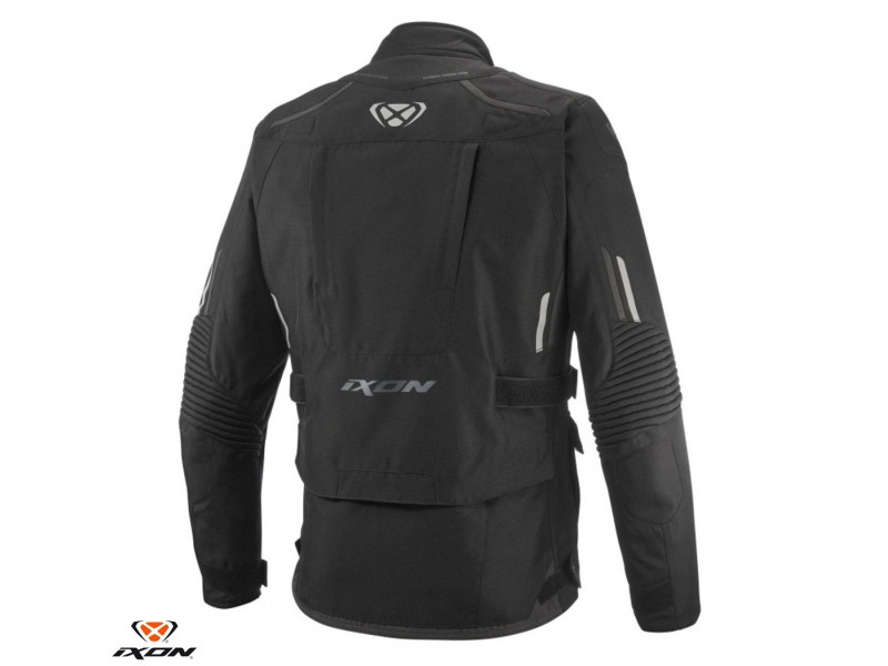 Geaca (jacheta) motociclete femei Racing/Roadster Ixon All season model Ilana LS culoare: negru/alb Geaca (jacheta) motociclete femei Racing/Roadster Ixon All season model Ilana LS culoare: negru/alb