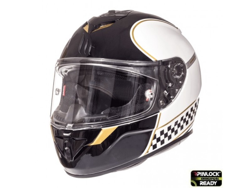 Geaca (jacheta) motociclete femei Racing/Roadster Ixon All season model Ilana LS culoare: negru/alb Geaca (jacheta) motociclete femei Racing/Roadster Ixon All season model Ilana LS culoare: negru/alb