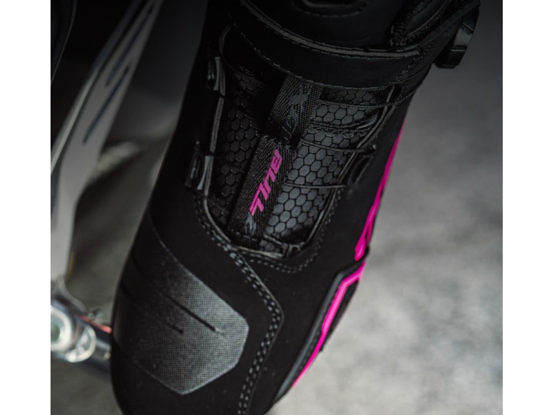 Geaca (jacheta) motociclete femei Racing/Roadster Ixon All season model Ilana LS culoare: negru/alb