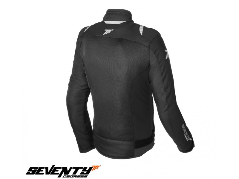 Geaca (jacheta) motociclete femei Racing/Roadster Ixon All season model Ilana LS culoare: negru/alb Geaca (jacheta) motociclete femei Racing/Roadster Ixon All season model Ilana LS culoare: negru/alb