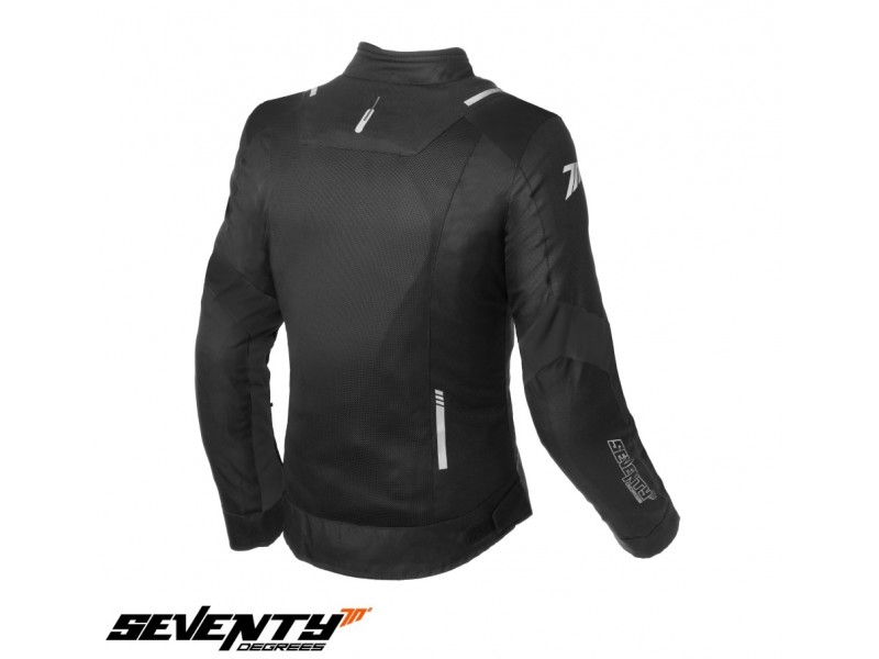 Geaca (jacheta) motociclete femei Racing/Roadster Ixon All season model Ilana LS culoare: negru/alb Geaca (jacheta) motociclete femei Racing/Roadster Ixon All season model Ilana LS culoare: negru/alb