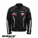 Geaca (jacheta) motociclete femei Racing/Roadster Ixon All season model Ilana LS culoare: negru/alb Geaca (jacheta) motociclete femei Racing/Roadster Ixon All season model Ilana LS culoare: negru/alb