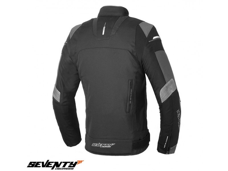 Geaca (jacheta) motociclete femei Racing/Roadster Ixon All season model Ilana LS culoare: negru/alb Geaca (jacheta) motociclete femei Racing/Roadster Ixon All season model Ilana LS culoare: negru/alb