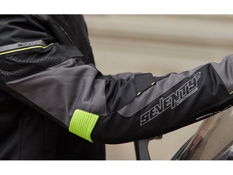 Geaca (jacheta) motociclete femei Racing/Roadster Ixon All season model Ilana LS culoare: negru/alb Geaca (jacheta) motociclete femei Racing/Roadster Ixon All season model Ilana LS culoare: negru/alb