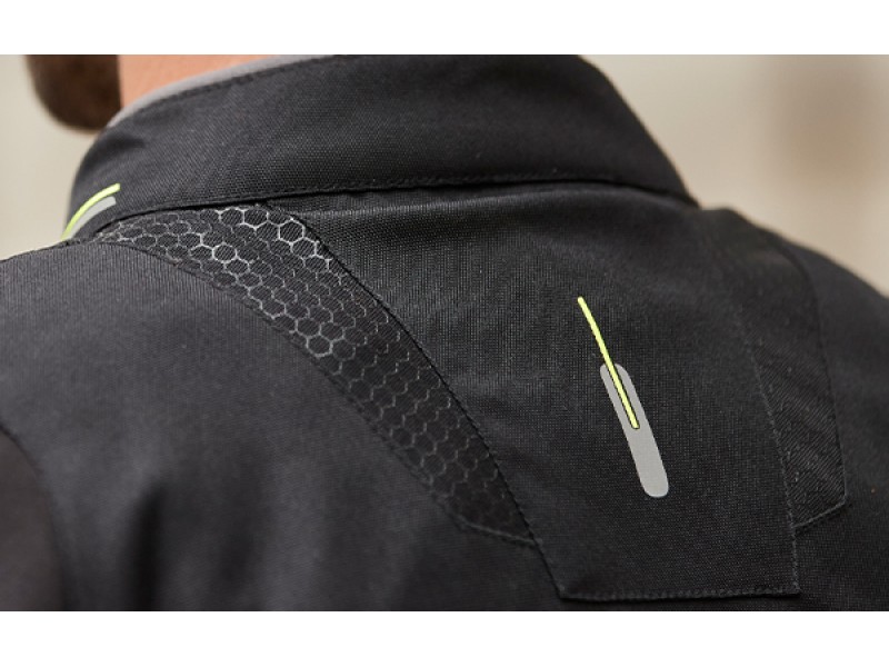 Geaca (jacheta) motociclete femei Racing/Roadster Ixon All season model Ilana LS culoare: negru/alb Geaca (jacheta) motociclete femei Racing/Roadster Ixon All season model Ilana LS culoare: negru/alb