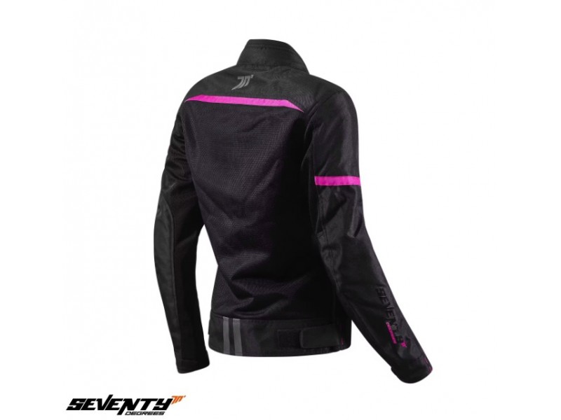 Geaca (jacheta) motociclete femei Racing/Roadster Ixon All season model Ilana LS culoare: negru/alb Geaca (jacheta) motociclete femei Racing/Roadster Ixon All season model Ilana LS culoare: negru/alb