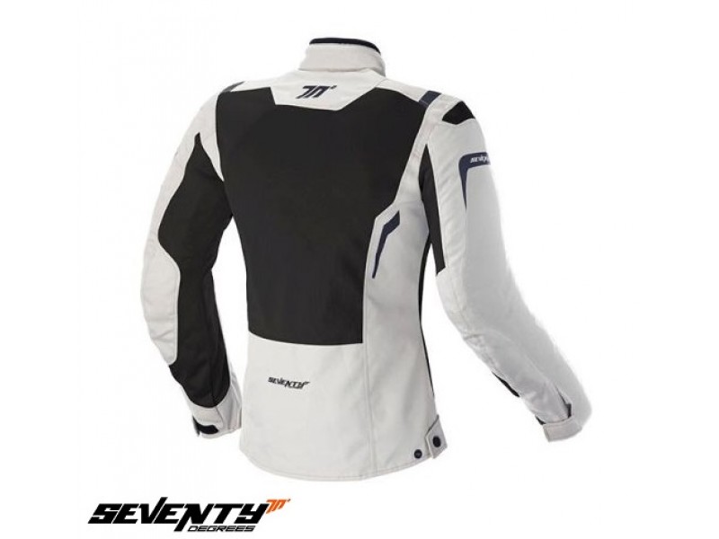 Geaca (jacheta) motociclete femei Racing/Roadster Ixon All season model Ilana LS culoare: negru/alb Geaca (jacheta) motociclete femei Racing/Roadster Ixon All season model Ilana LS culoare: negru/alb