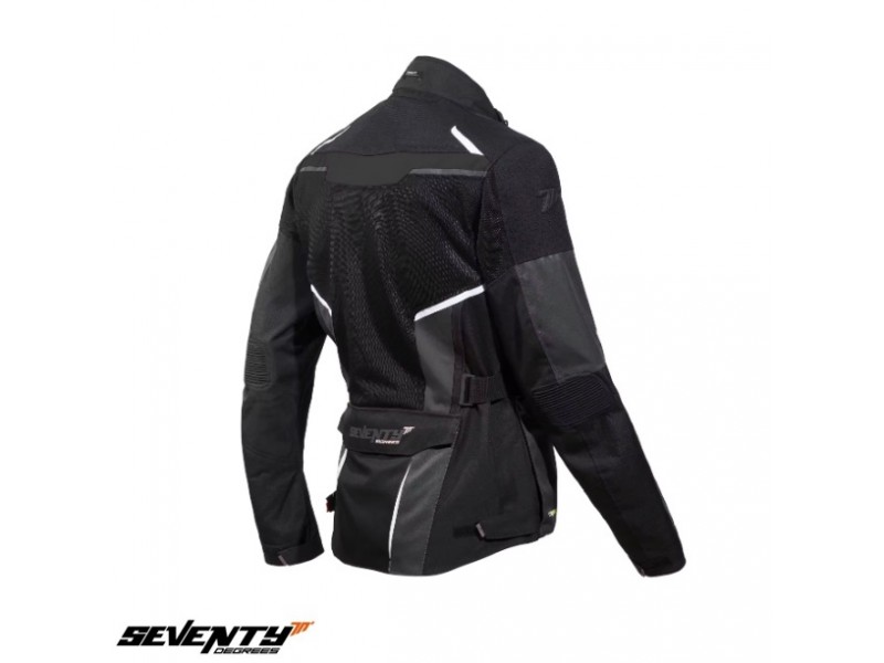Geaca (jacheta) motociclete femei Racing/Roadster Ixon All season model Ilana LS culoare: negru/alb Geaca (jacheta) motociclete femei Racing/Roadster Ixon All season model Ilana LS culoare: negru/alb
