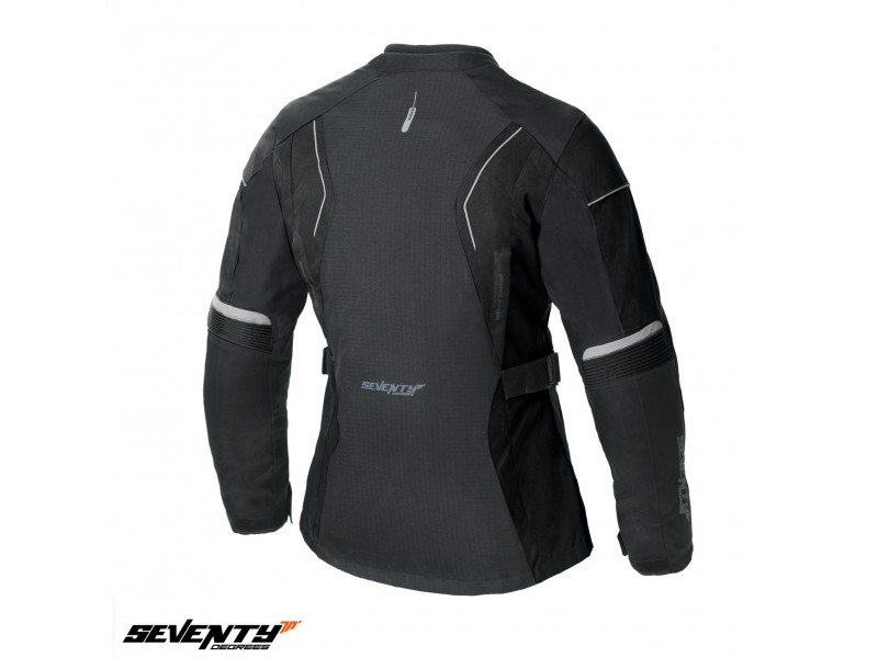 Geaca (jacheta) motociclete femei Racing/Roadster Ixon All season model Ilana LS culoare: negru/alb Geaca (jacheta) motociclete femei Racing/Roadster Ixon All season model Ilana LS culoare: negru/alb