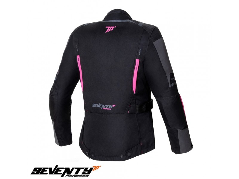 Geaca (jacheta) motociclete femei Racing/Roadster Ixon All season model Ilana LS culoare: negru/alb Geaca (jacheta) motociclete femei Racing/Roadster Ixon All season model Ilana LS culoare: negru/alb