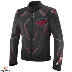 Geaca (jacheta) motociclete barbati Racing/Roadster Ixon vara model Demoniak MS culoare: negru/rosu Geaca (jacheta) motociclete barbati Racing/Roadster Ixon vara model Demoniak MS culoare: negru/rosu