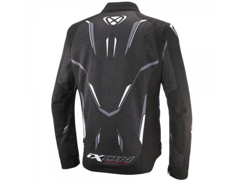 Geaca (jacheta) motociclete barbati Racing/Roadster Ixon vara model Demoniak MS culoare: negru/alb Geaca (jacheta) motociclete barbati Racing/Roadster Ixon vara model Demoniak MS culoare: negru/alb