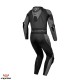 Costum (combinezon) motociclete barbati piele Ixon vara model Vortex 3 MS culoare: negru