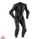 Costum (combinezon) motociclete barbati piele Ixon vara model Vendetta Evo culoare: negru