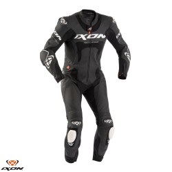 Costum (combinezon) motociclete barbati piele Ixon vara model Jackal culoare: negru Costum (combinezon) motociclete barbati piele Ixon vara model Jackal culoare: negru