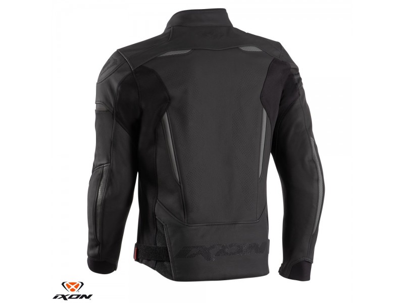 Geaca (jacheta) motociclete barbati piele Racing/Roadster Ixon vara model Ceros culoare: negru Geaca (jacheta) motociclete barbati piele Racing/Roadster Ixon vara model Ceros culoare: negru