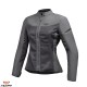 Geaca (jacheta) motociclete femei Racing/Roadster Ixon vara model Fresh LS culoare: gri
