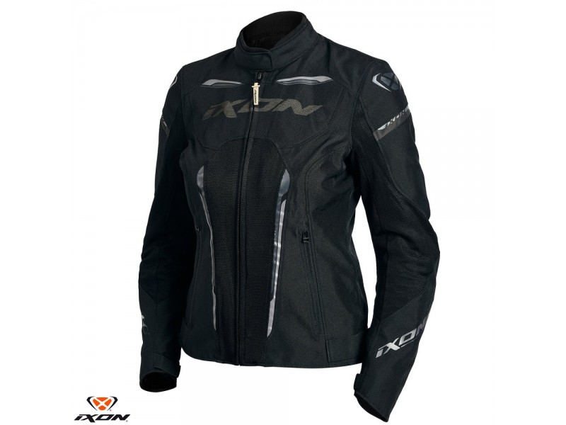 Geaca (jacheta) motociclete femei Racing/Roadster Ixon vara model Striker AIR WPL LS culoare: negru Geaca (jacheta) motociclete femei Racing/Roadster Ixon vara model Striker AIR WPL LS culoare: negru