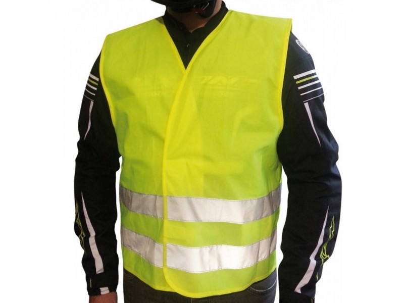 Vesta reflectorizanta universala Ixon model Gilet Safer Mix culoare: galben fluor (marime universala)