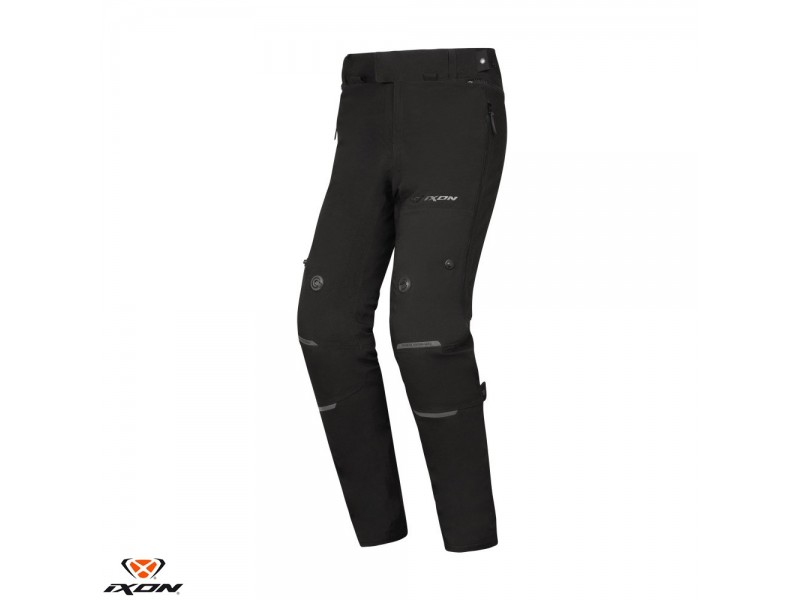 Pantaloni motociclete barbati Touring/Adventure Ixon All season model M-SKD MS culoare: negru (pantaloni laminati; waterproof pe exterior) Pantaloni motociclete barbati Touring/Adventure Ixon All season model M-SKD MS culoare: negru (pantaloni laminati; waterproof pe exterior)