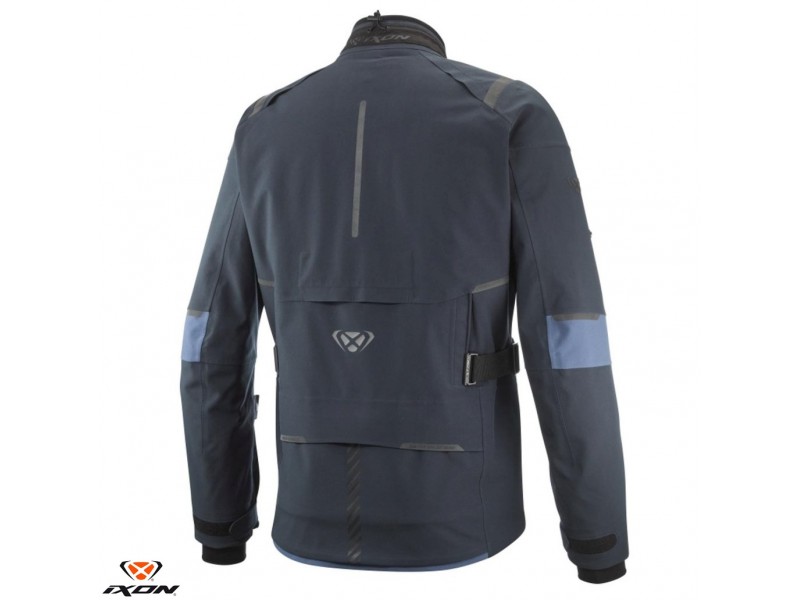 Geaca (jacheta) motociclete barbati Touring/Adventure Ixon All season model M-Skeid MS culoare: navy (albastru) (geaca laminata; waterproof pe exterior) Geaca (jacheta) motociclete barbati Touring/Adventure Ixon All season model M-Skeid MS culoare: navy (albastru) (geaca laminata; waterproof pe exterior)