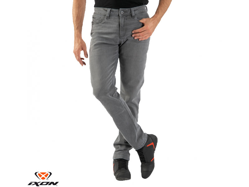 Blugi (jeans) moto barbati Ixon model Alex culoare: gri (Cordura® Denim)