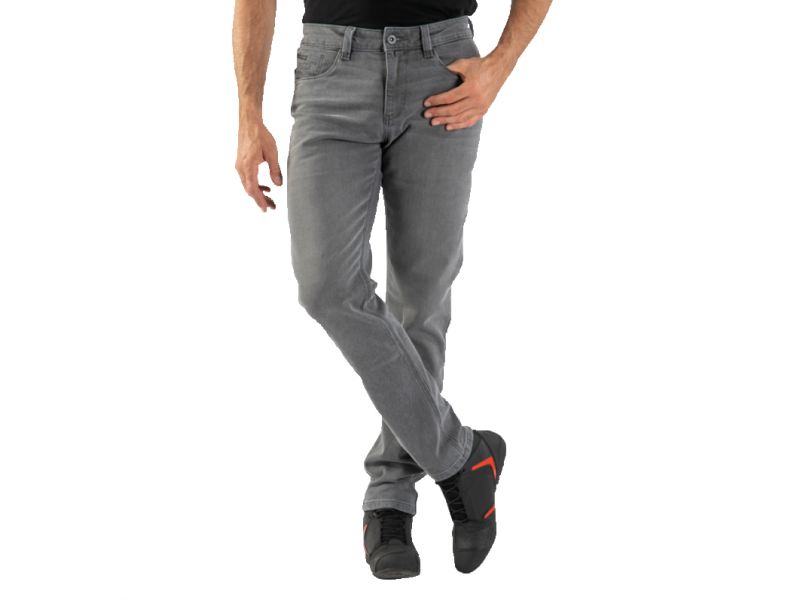 Blugi (jeans) moto barbati Ixon model Alex culoare: gri (Cordura® Denim)
