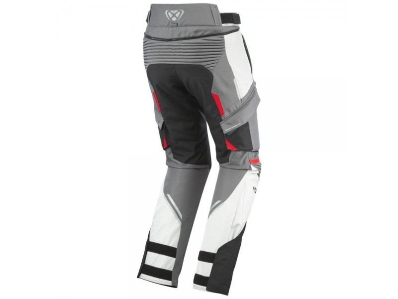 Pantaloni motociclete barbati Touring/Adventure Ixon All season model Midgard MS culoare: gri/negru/rosu Pantaloni motociclete barbati Touring/Adventure Ixon All season model Midgard MS culoare: gri/negru/rosu