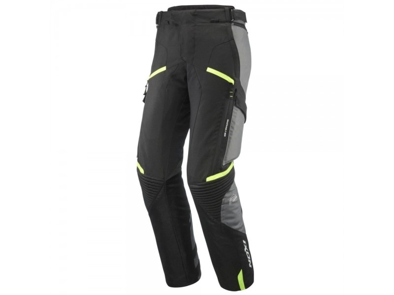 Pantaloni motociclete barbati Touring/Adventure Ixon All season model Midgard MS culoare: negru/gri/galben Pantaloni motociclete barbati Touring/Adventure Ixon All season model Midgard MS culoare: negru/gri/galben