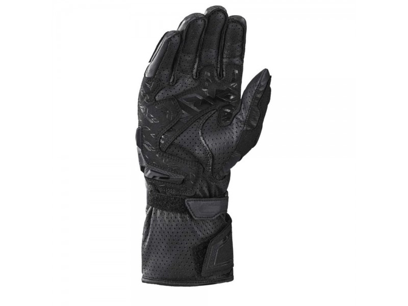 Manusi barbati Racing vara piele Ixon model Thunder Air MS culoare: negru - degete tactile