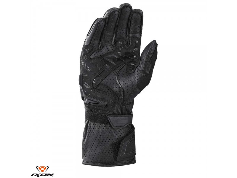 Manusi barbati Racing vara piele Ixon model Thunder Air MS culoare: negru - degete tactile Manusi barbati Racing vara piele Ixon model Thunder Air MS culoare: negru - degete tactile