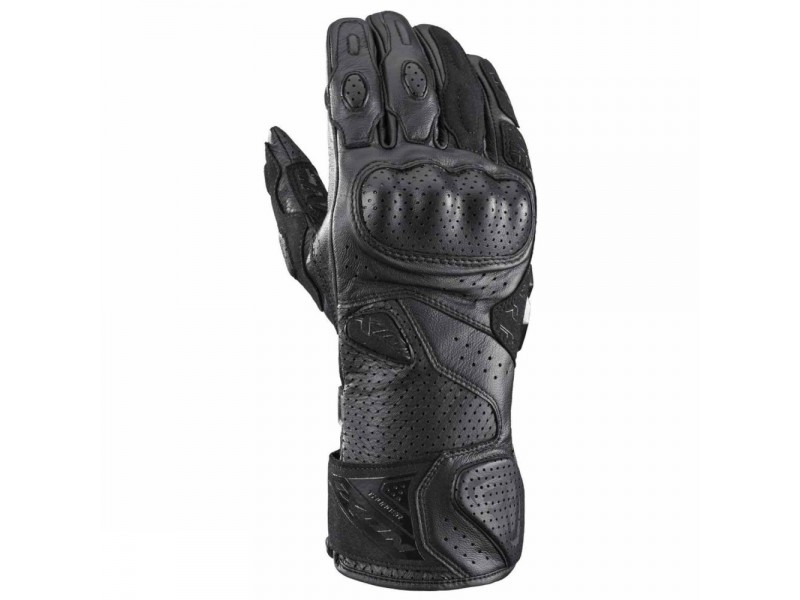 Manusi barbati Racing vara piele Ixon model Thunder Air MS culoare: negru - degete tactile