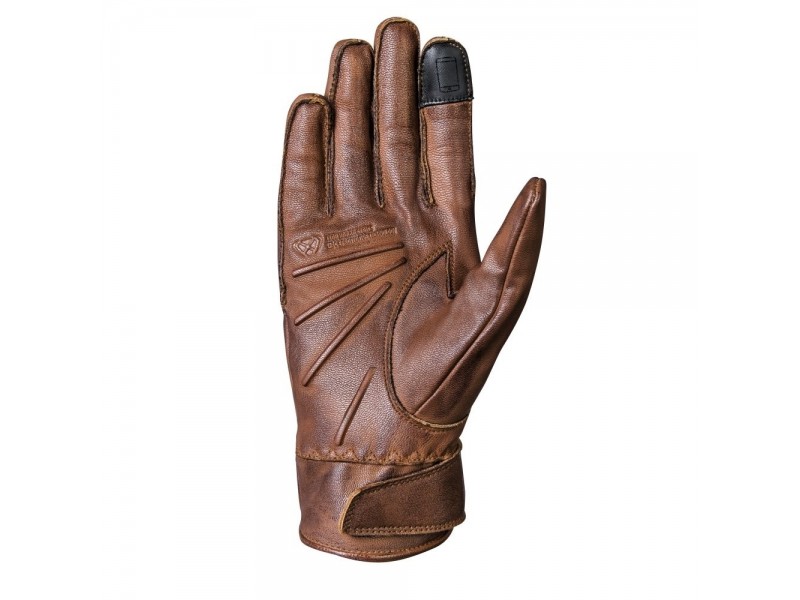 Manusi barbati Urban/heritage vara piele Ixon model RS Nizo LS culoare: camel (maro) - degete tactile