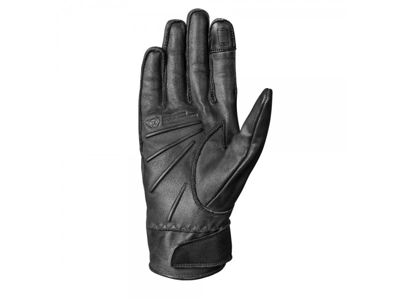 Manusi barbati Urban/heritage vara piele Ixon model RS Nizo LS culoare: negru - degete tactile