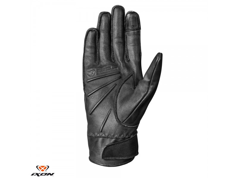 Manusi barbati Urban/heritage vara piele Ixon model RS Nizo LS culoare: negru - degete tactile
