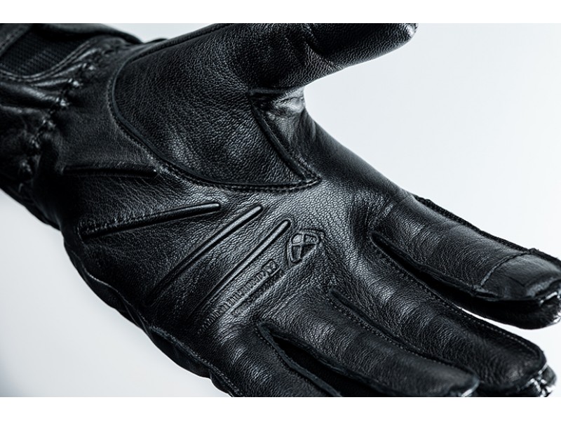 Manusi barbati Urban/heritage vara piele Ixon model RS Nizo LS culoare: negru - degete tactile